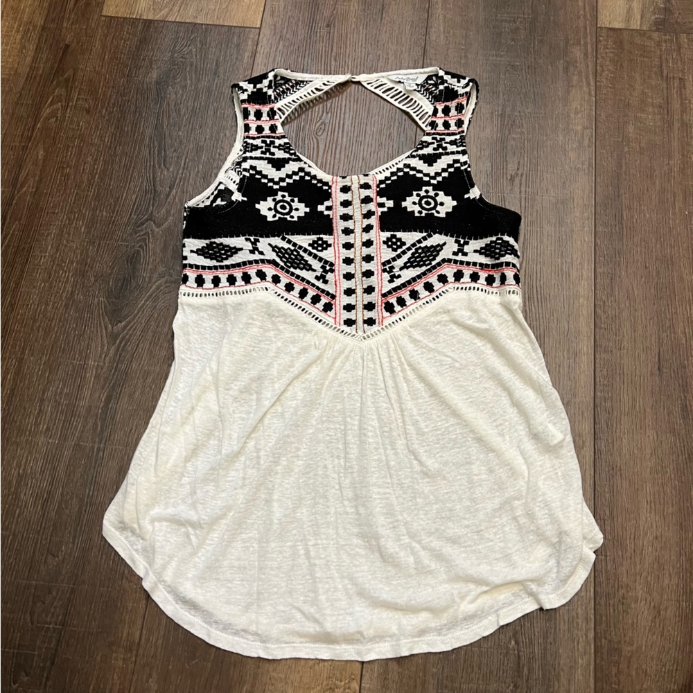 Lucky Brand Linen Blend Tank